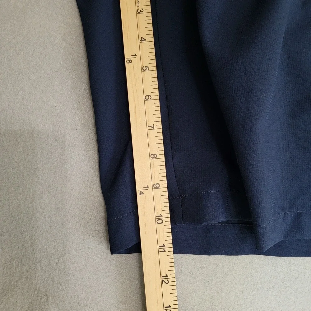 Nike Mesh Lined‎ Swim Trunks Board Shorts Men's L Multiple Pockets Navy Blue
